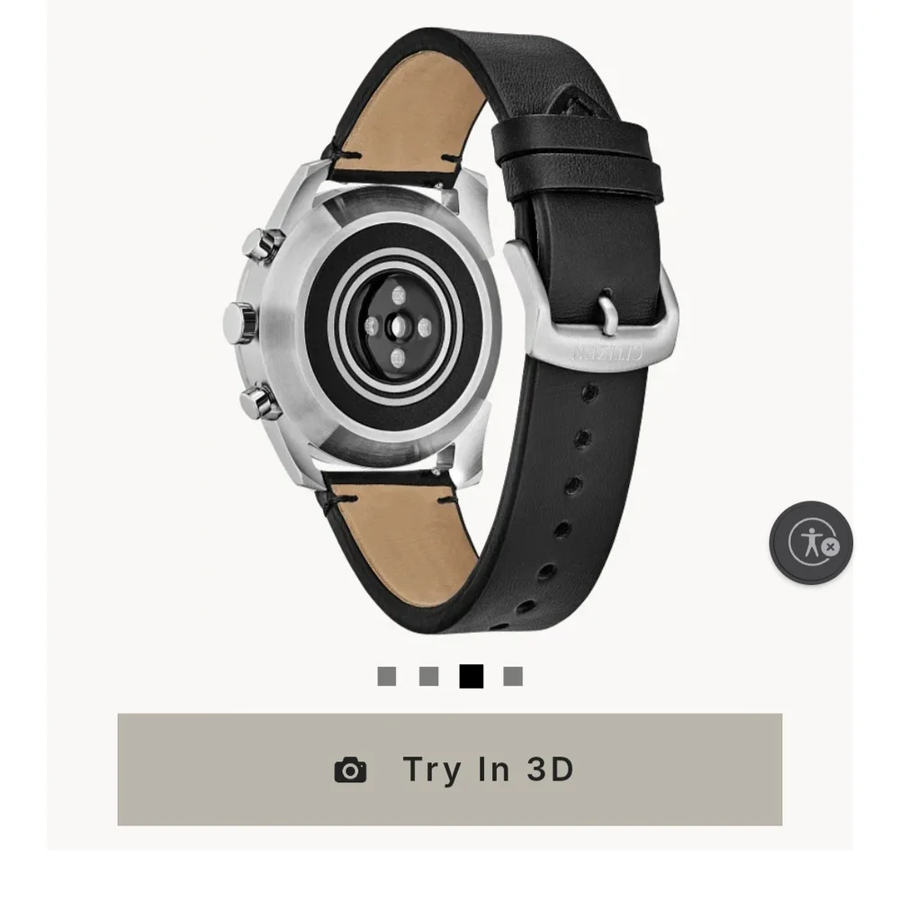 Citizen CZ Smart Black and Silver Watch